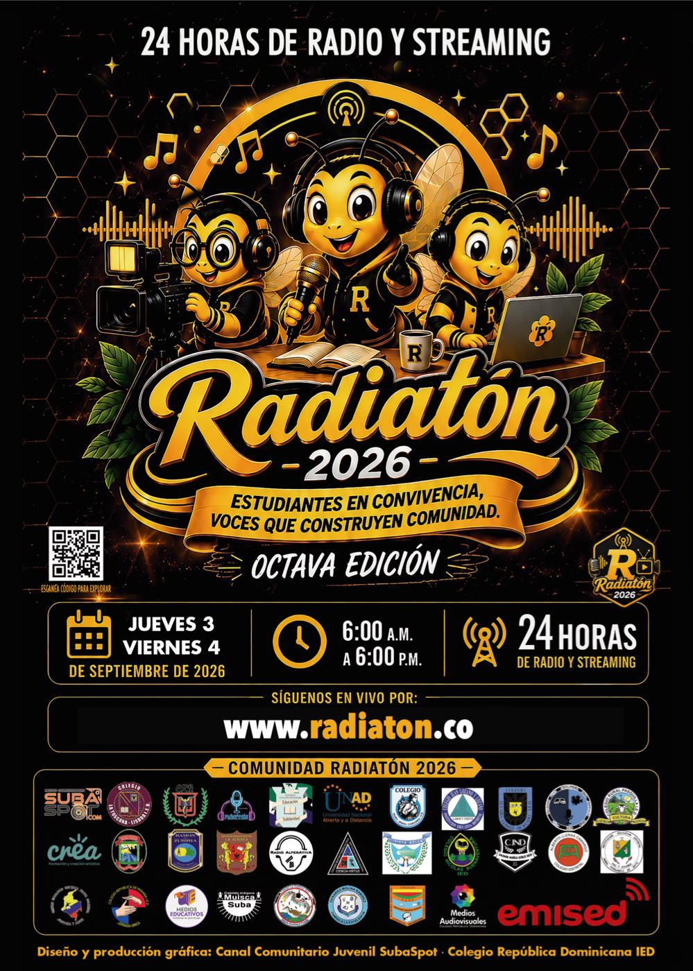 Afiche Radiaton 2026