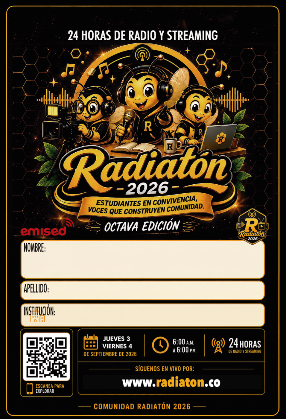 Escarapela Radiaton 2026